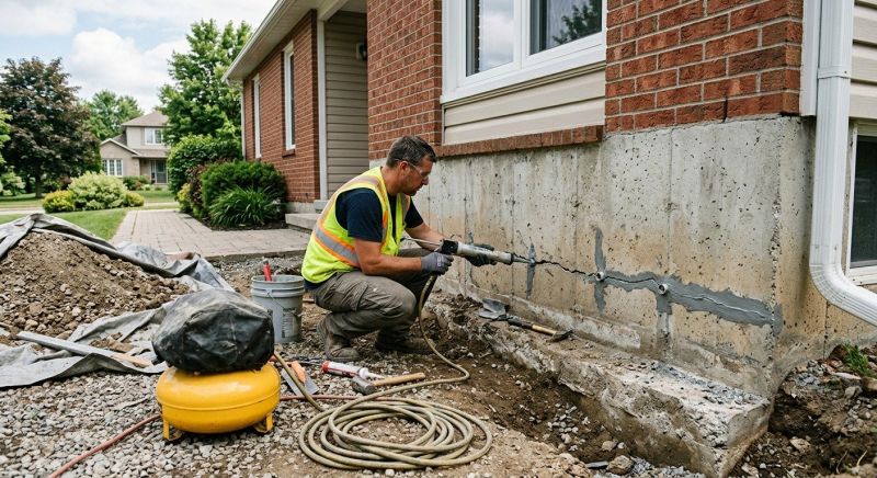 Basement Foundation Repair in Bethany, CT