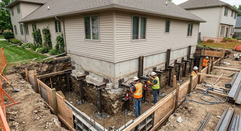 Basement Underpinning in Madison, CT