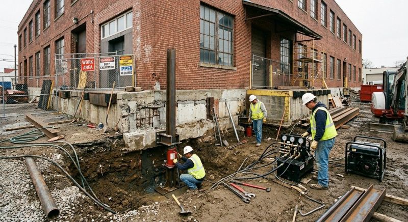 Building Foundation Repair in Higganum, CT