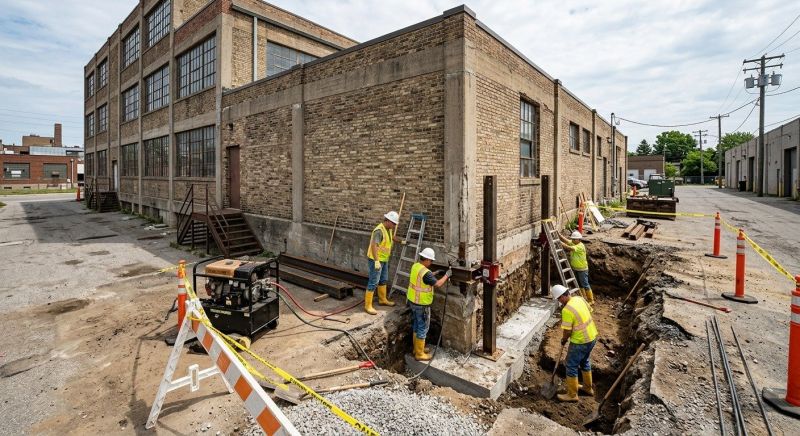 Building Foundation Repair in West Haven, CT