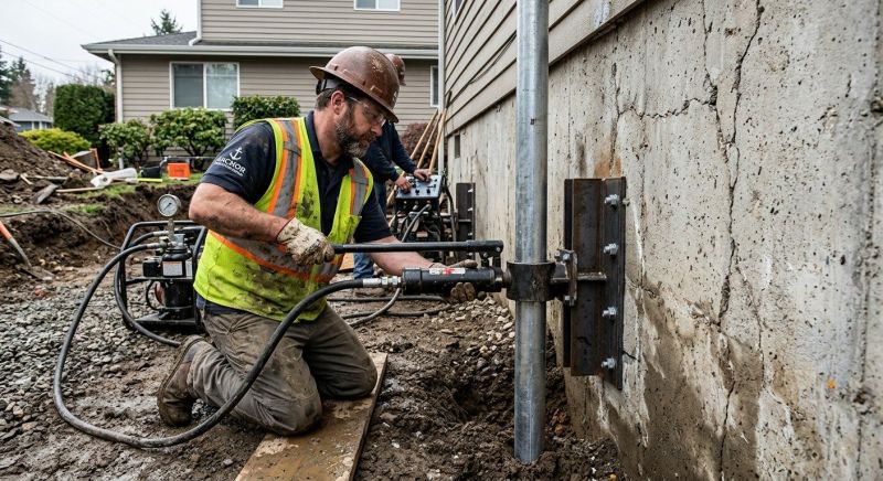 Concrete Foundation Leveling in Derby, CT