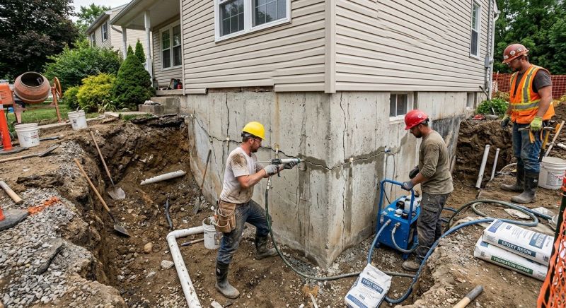 Concrete Foundation Repair in Clinton, CT