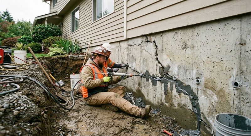 Cracked Foundation Repair in Berlin, CT