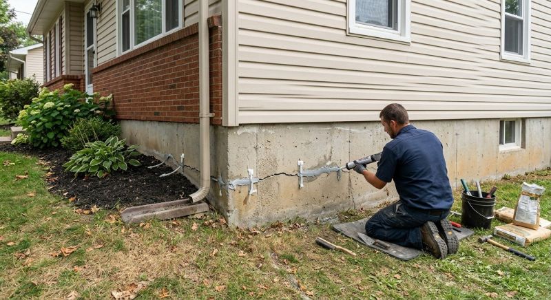 Cracked Foundation Repair in Old Saybrook, CT