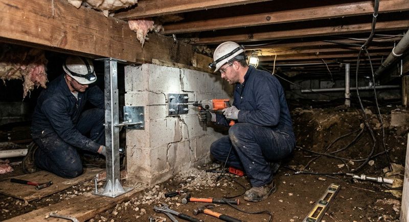 Crawlspace Foundation Repair in Cutchogue, NY