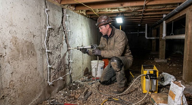 Crawlspace Foundation Repair in Derby, CT