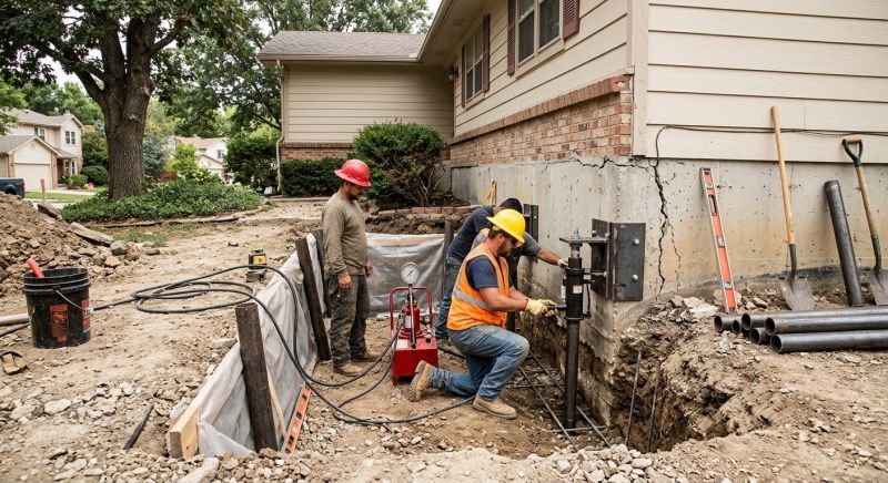 Deep Foundation Repair in Madison, CT