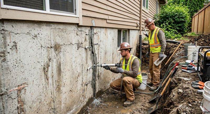 Foundation Cracks Repair in Madison, CT