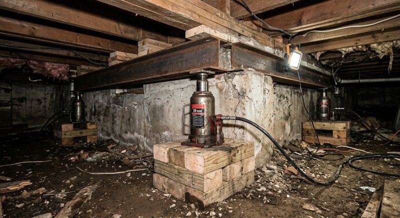 Foundation Jacking in Berlin, CT