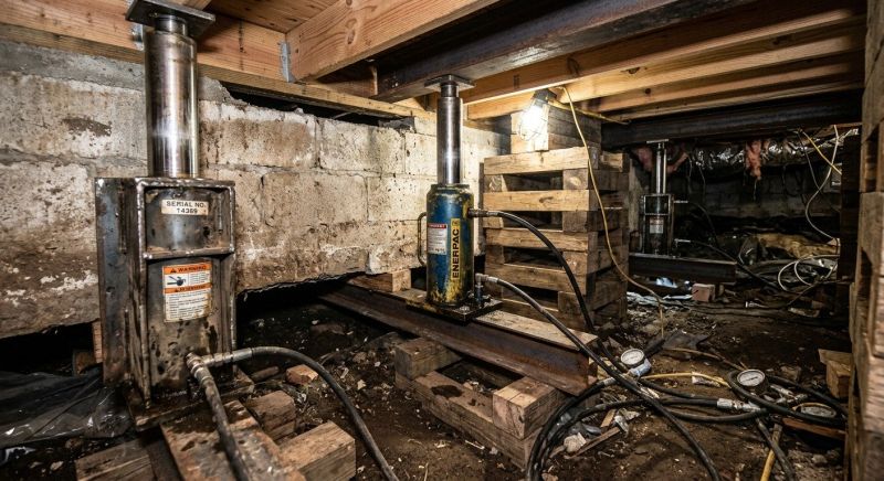 Foundation Jacking in Cutchogue, NY