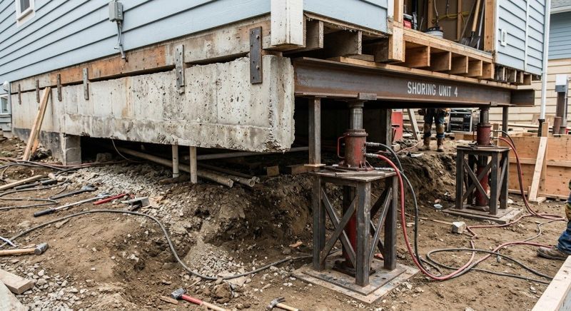 Foundation Jacking in East Berlin, CT