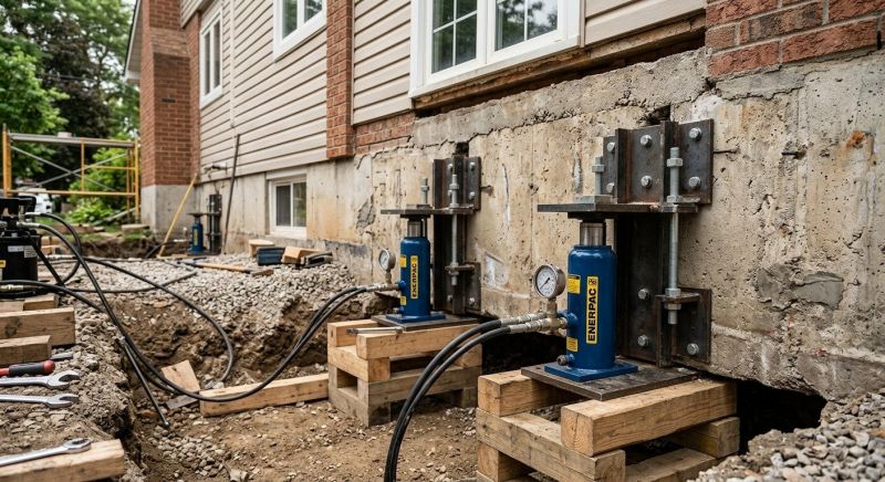 Foundation Jacking in Madison, CT