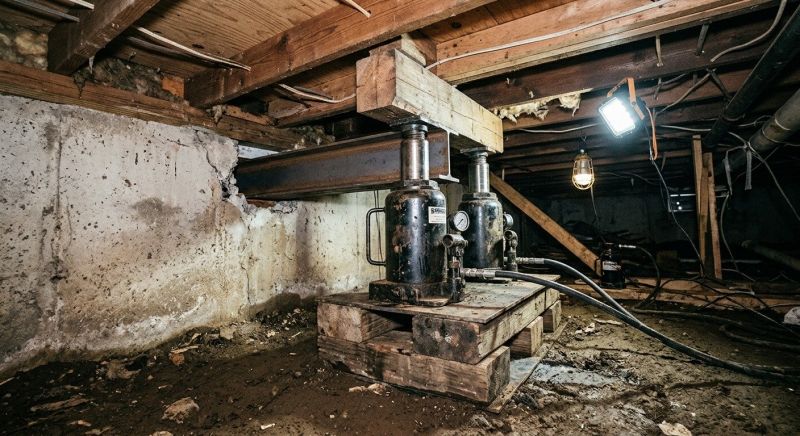 Foundation Jacking in Orange, CT
