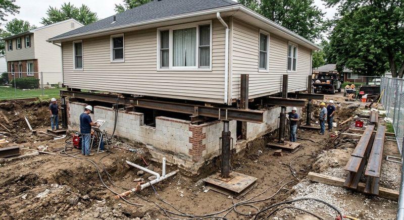 Foundation Lifting in East Lyme, CT