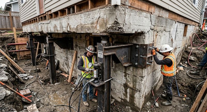 Foundation Lifting in Essex, CT