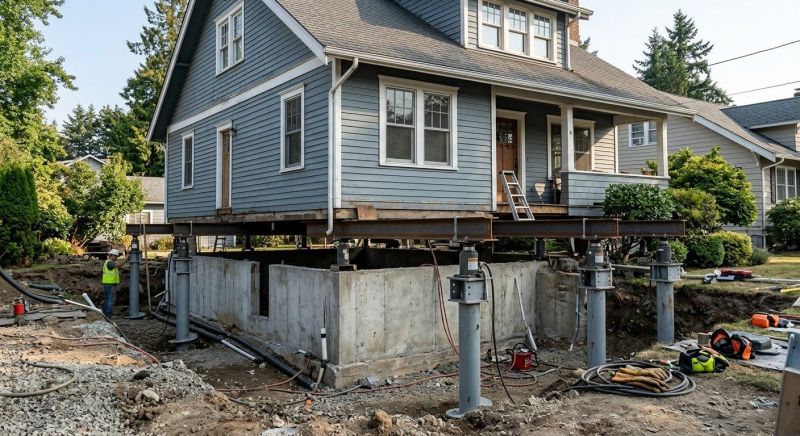 Foundation Raising in Milford, CT