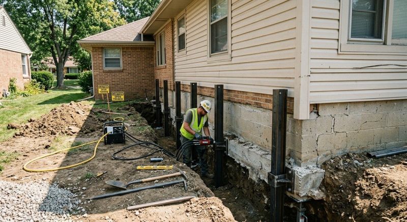 Foundation Renovation in Madison, CT