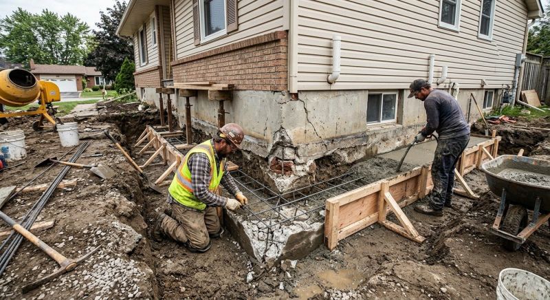 Foundation Repair in Higganum, CT