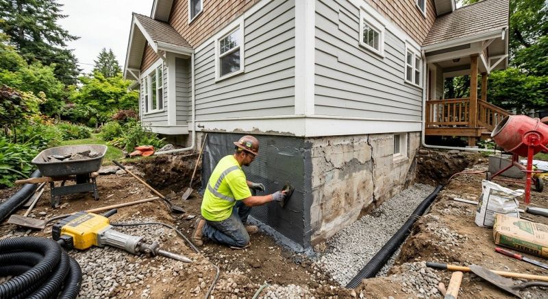 Foundation Restoration in Madison, CT