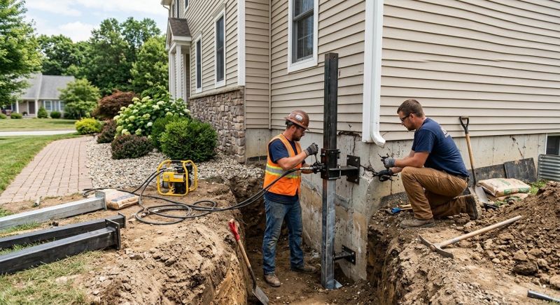 Foundation Stabilizing in Berlin, CT