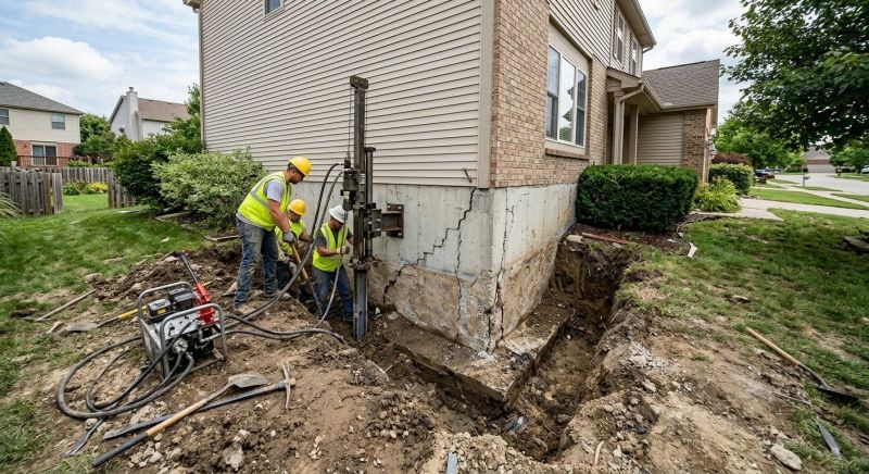 Foundation Stabilizing in Branford, CT