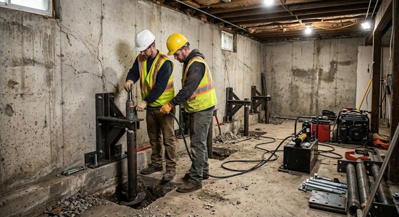 Foundation Stabilizing in Hamden, CT