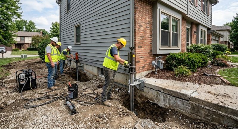 Foundation Stabilizing in Waterford, CT