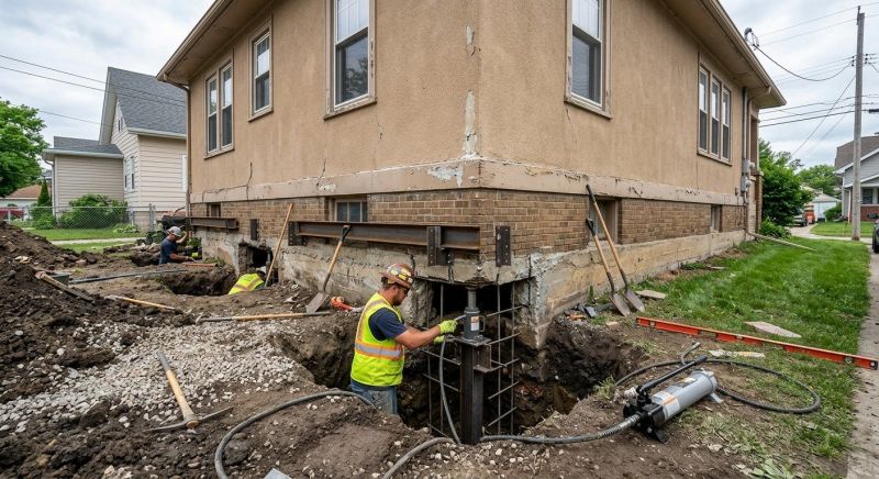 Foundation Underpinning in Madison, CT