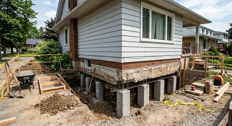 Foundation Underpinning in Madison, CT