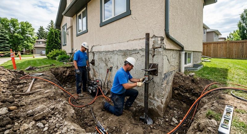 Helical Pile Installation in Madison, CT
