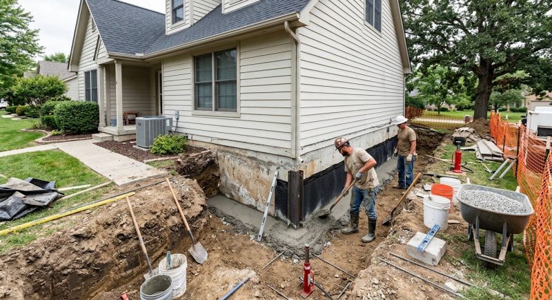 Home Foundation Repair in Derby, CT