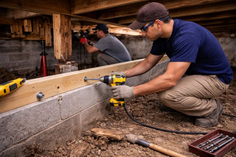 House Foundation Repair in Bethany, CT