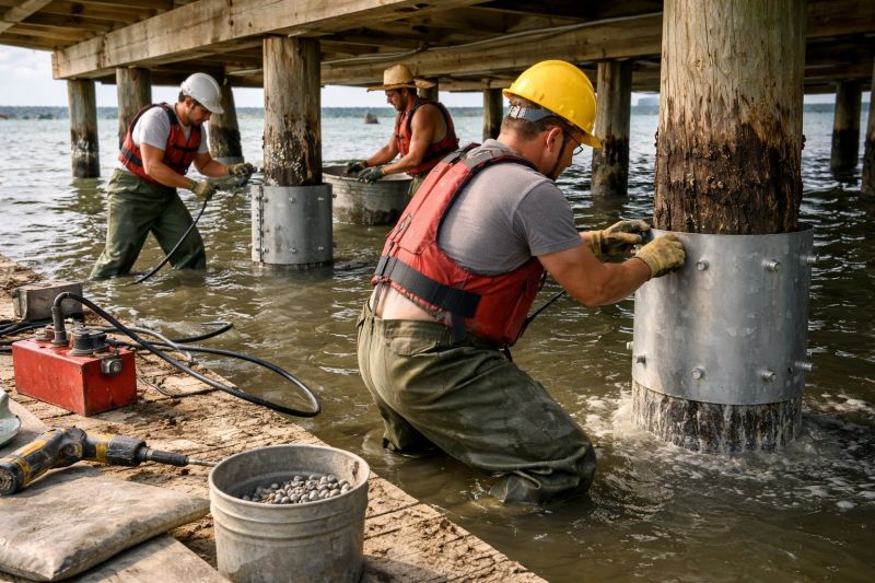 Piling Repair in Old Lyme, CT