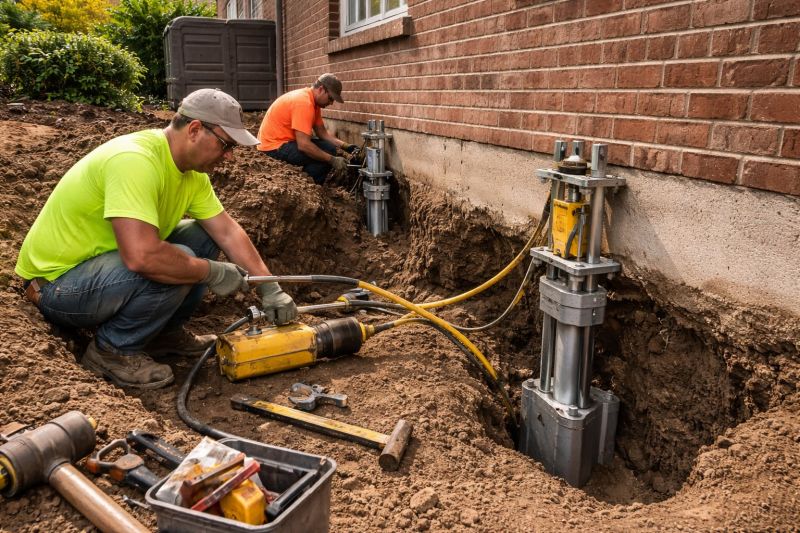 Settling Foundation Service in Branford, CT