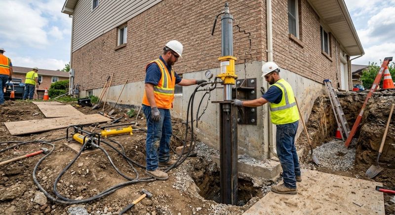 Settling Foundation Service in Colchester, CT