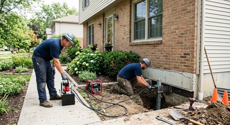 Settling Foundation Service in Durham, CT