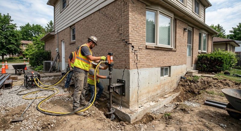 Settling Foundation Service in Madison, CT