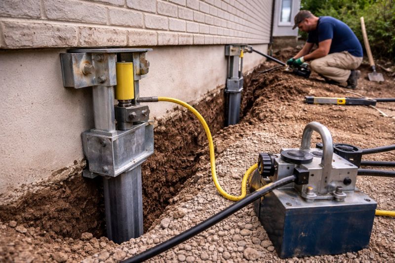 Sinking Foundation Repair in East Haven, CT