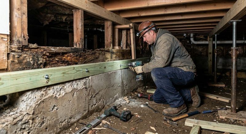 Sinking Foundation Repair in East Haven, CT