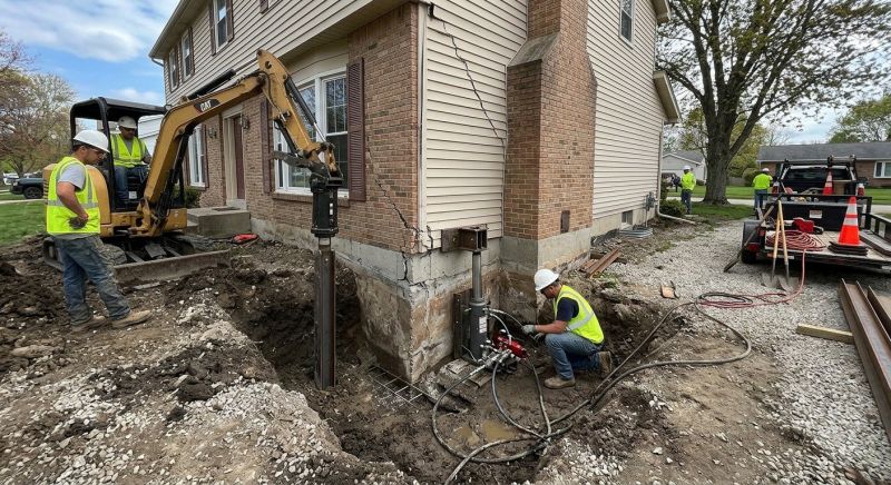 Sinking Foundation Repair in Old Saybrook, CT