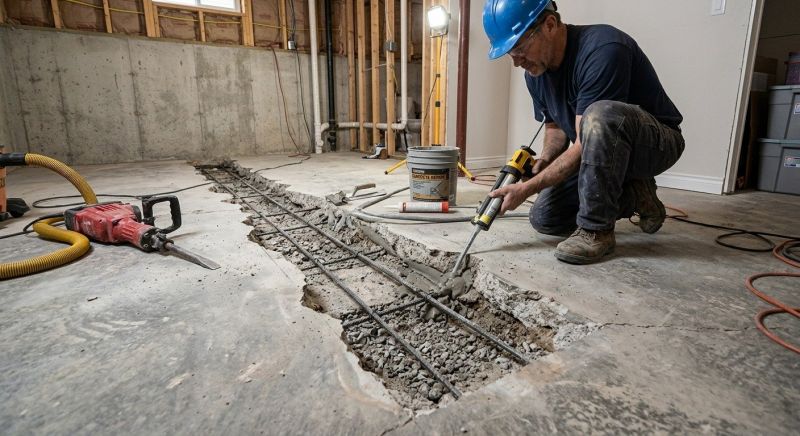 Slab Foundation Repair in Madison, CT