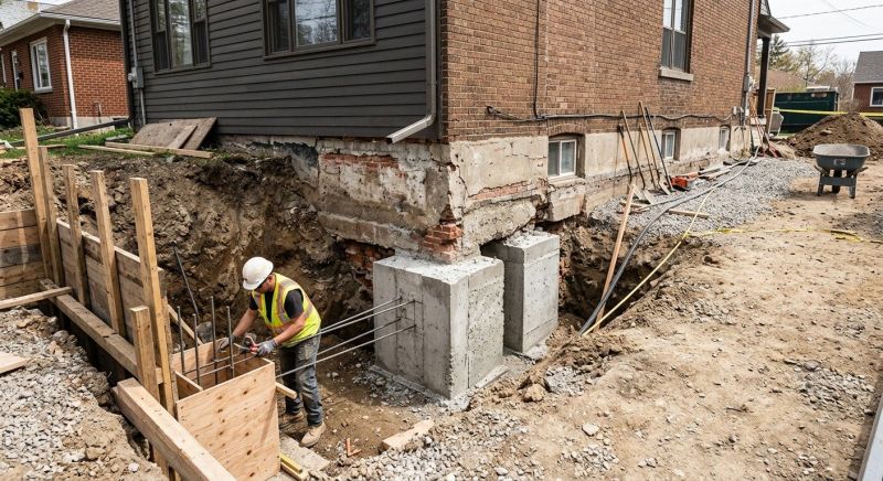 Structural Underpinning in Madison, CT