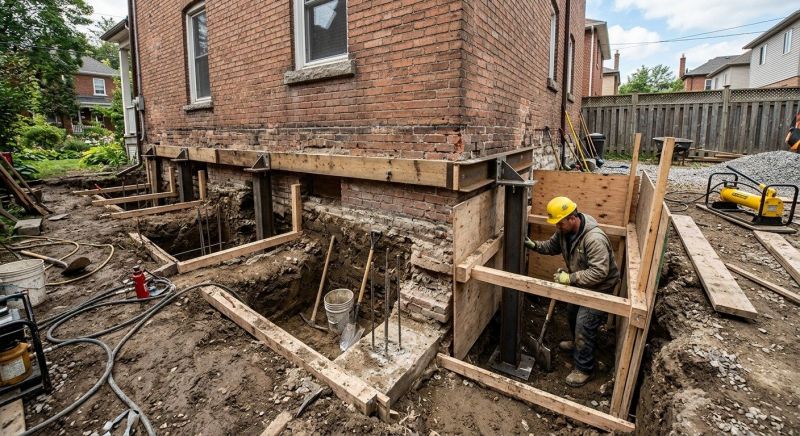 Structural Underpinning in Madison, CT